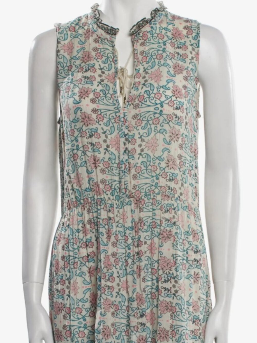 Ulla Johnson Sleeveless Floral Dress
